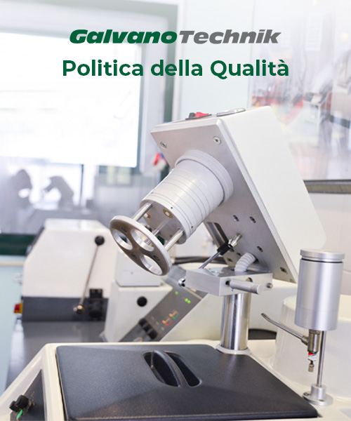 Politiche Aziendali, GalvanoTechnik S.p.A.